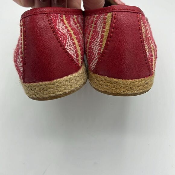 Boc born concept red woven espadrille slip on shoe - Picture 4 of 5